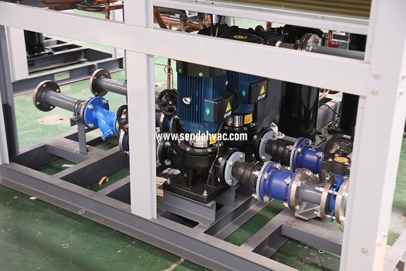 Enfriador refrigerado por aire con pump.jpg de agua